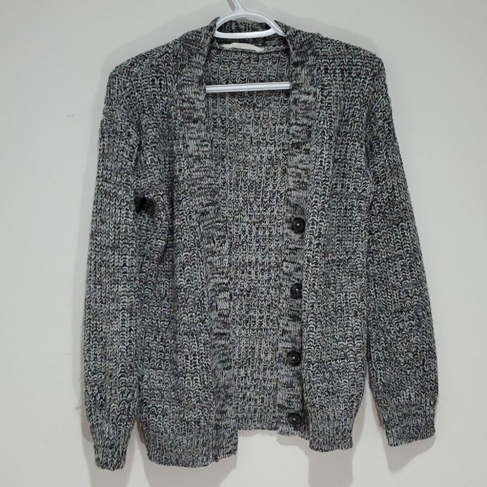 Bluenotes small grey long sleeve cardigan